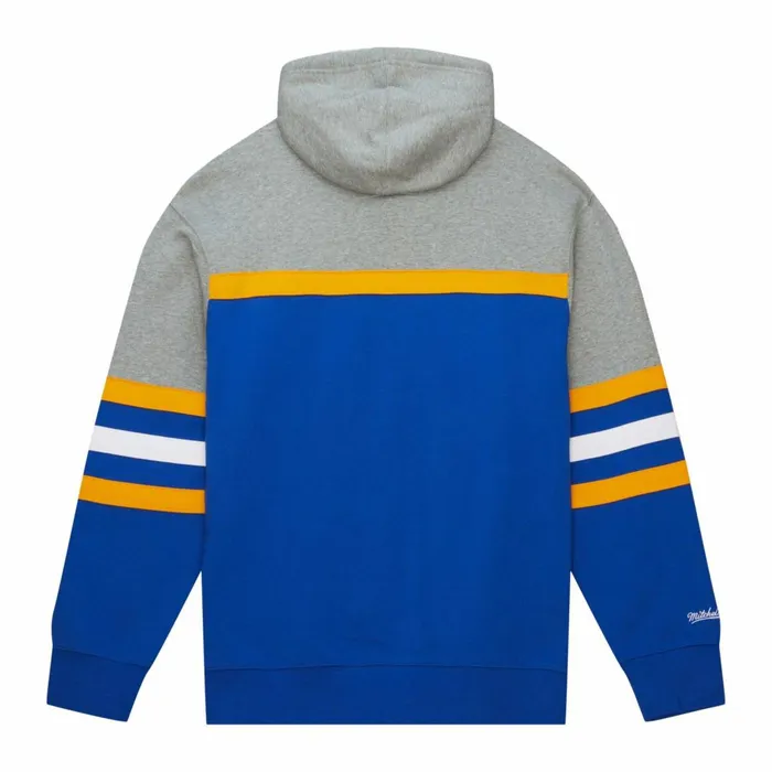Men039s Hoodies and Sweatshirts Mitchell and Ness Head Coach Hoodie Los Angeles Rams