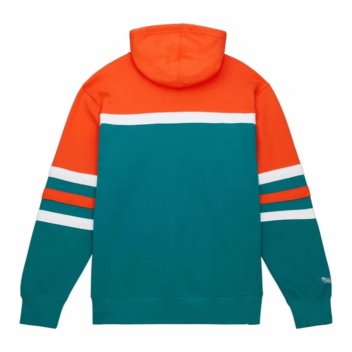 Men039s Hoodies and Sweatshirts Mitchell and Ness Head Coach Hoodie Miami Dolphins Men039s Hoodies and Sweatshirts Mitchell and Ness Head Coach Hoodie Miami Dolphins