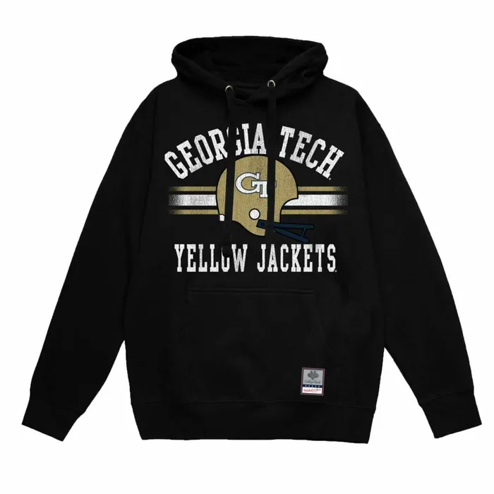 Men039s Hoodies and Sweatshirts Mitchell and Ness Vintage Stripes Pullover Georgia Tech Men039s Hoodies and Sweatshirts Mitchell and Ness Vintage Stripes Pullover Georgia Tech