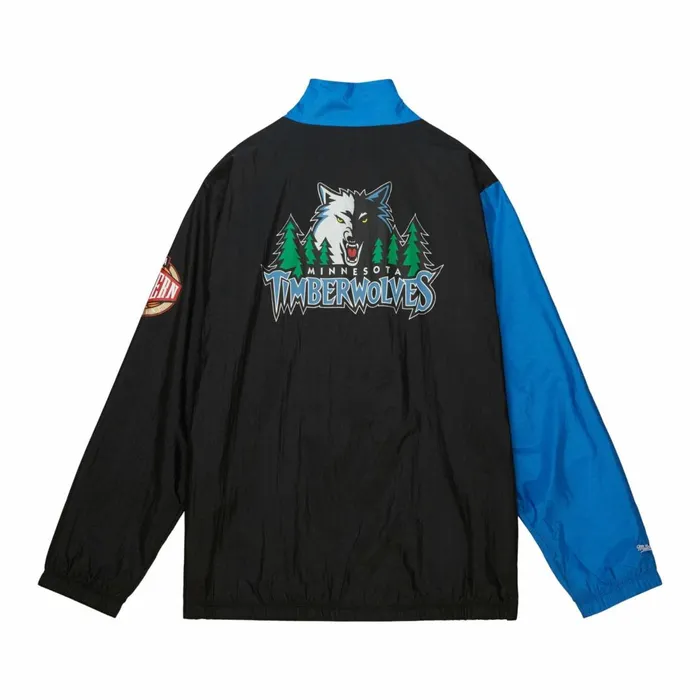 Men039s Jackets and Outerwear Mitchell and Ness Arched Retro Lined Windbreaker Minnesota Timberwolves Men039s Jackets and Outerwear Mitchell and Ness Arched Retro Lined Windbreaker Minnesota Timberwolves