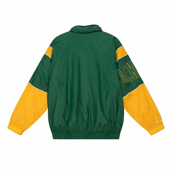 Men039s Jackets and Outerwear Mitchell and Ness Authentic Sideline Jacket Green Bay Packers Men039s Jackets and Outerwear Mitchell and Ness Authentic Sideline Jacket Green Bay Packers