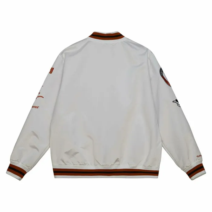Men039s Jackets and Outerwear Mitchell and Ness City Collection Lightweight Satin Jacket University Of Texas At Austin Men039s Jackets and Outerwear Mitchell and Ness City Collection Lightweight Satin Jacket University Of Texas At Austin