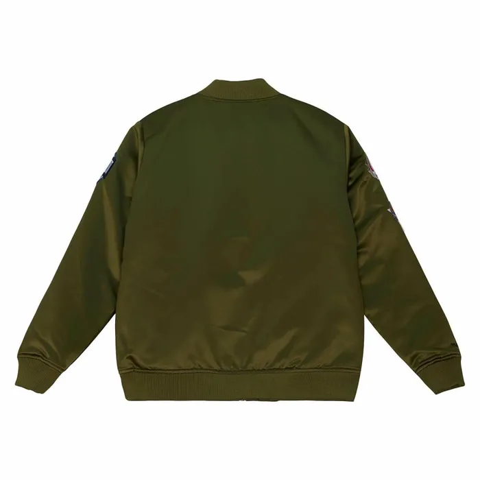Men039s Jackets and Outerwear Mitchell and Ness Flight Satin Bomber Jacket Philadelphia 76ers Men039s Jackets and Outerwear Mitchell and Ness Flight Satin Bomber Jacket Philadelphia 76ers