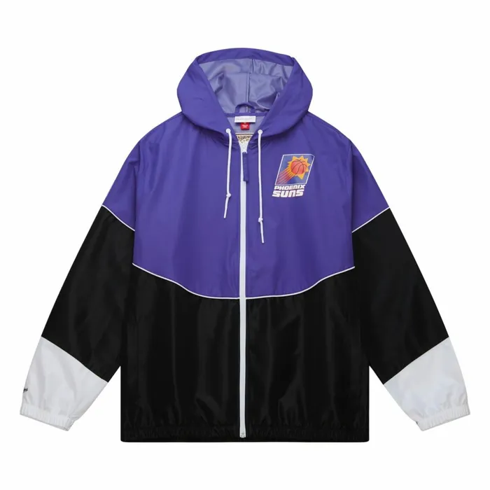 Men039s Jackets and Outerwear Mitchell and Ness Home Team Lightweight Windbreaker Phoenix Suns
