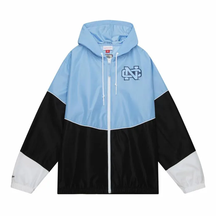 Men039s Jackets and Outerwear Mitchell and Ness Home Team Lightweight Windbreaker University Of North Carolina