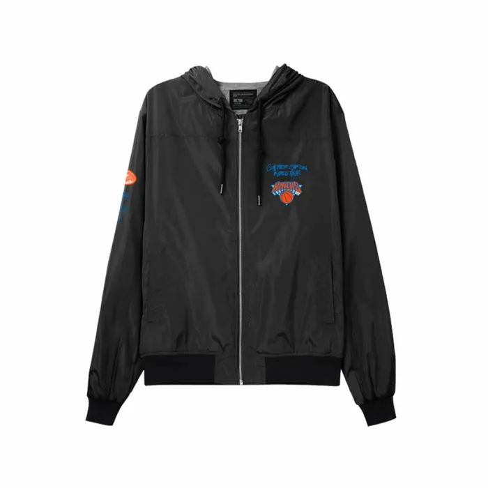 Men039s Jackets and Outerwear Mitchell and Ness MandN X BR Crew Jacket New York Knicks