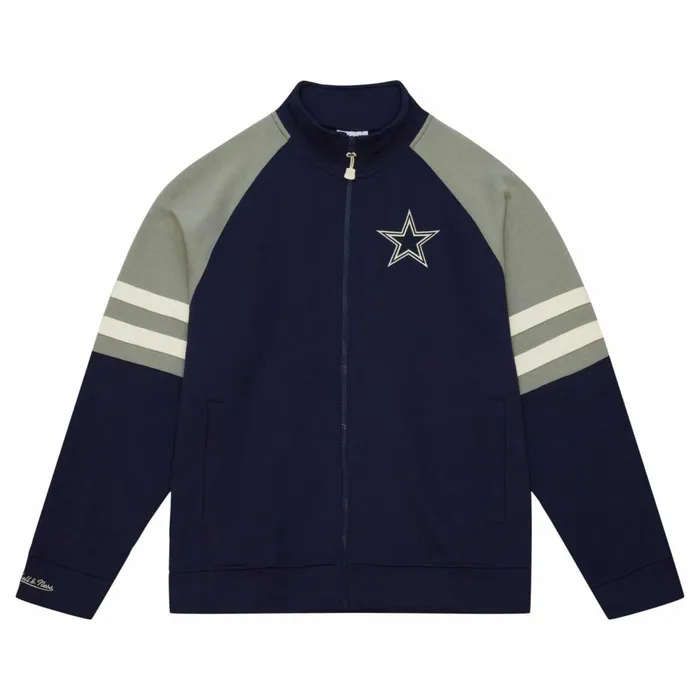 Men039s Jackets and Outerwear Mitchell and Ness MVP 20 Track Jacket Dallas Cowboys