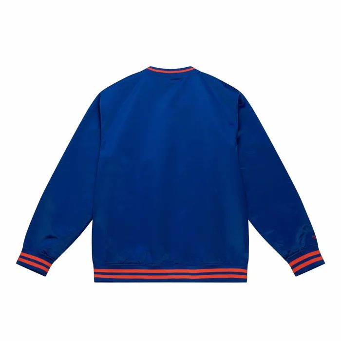 Men039s Jackets and Outerwear Mitchell and Ness Sideline Pullover Satin Jacket New York Mets Men039s Jackets and Outerwear Mitchell and Ness Sideline Pullover Satin Jacket New York Mets