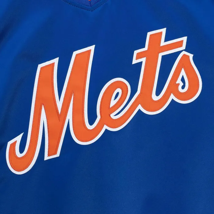 Men039s Jackets and Outerwear Mitchell and Ness Sideline Pullover Satin Jacket New York Mets Men039s Jackets and Outerwear Mitchell and Ness Sideline Pullover Satin Jacket New York Mets
