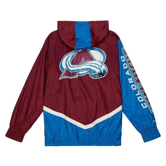 Men039s Jackets and Outerwear Mitchell and Ness Undeniable Full Zip Windbreaker Colorado Avalanche Men039s Jackets and Outerwear Mitchell and Ness Undeniable Full Zip Windbreaker Colorado Avalanche