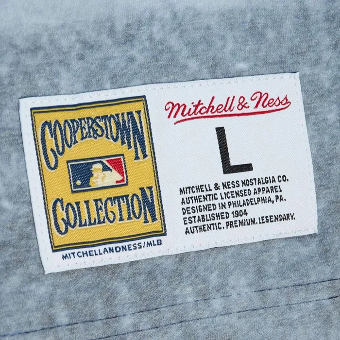 Men039s MLB Mitchell and Ness Highlight Sublimated Player Tee Brooklyn Dodgers Jackie Robinson