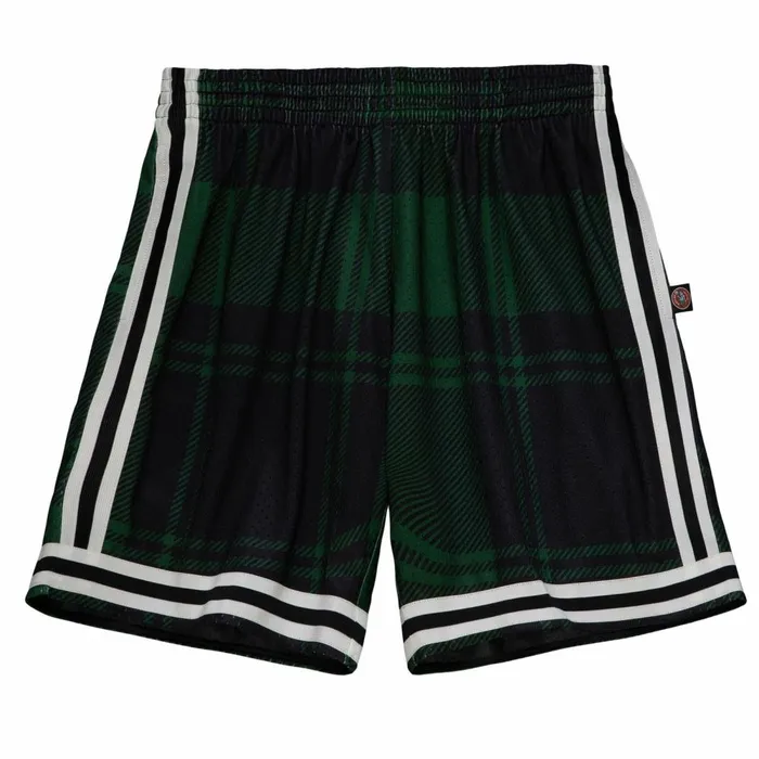 Men039s NBA Swingman Mitchell and Ness MandN X Uninterrupted Shorts Boston Celtics