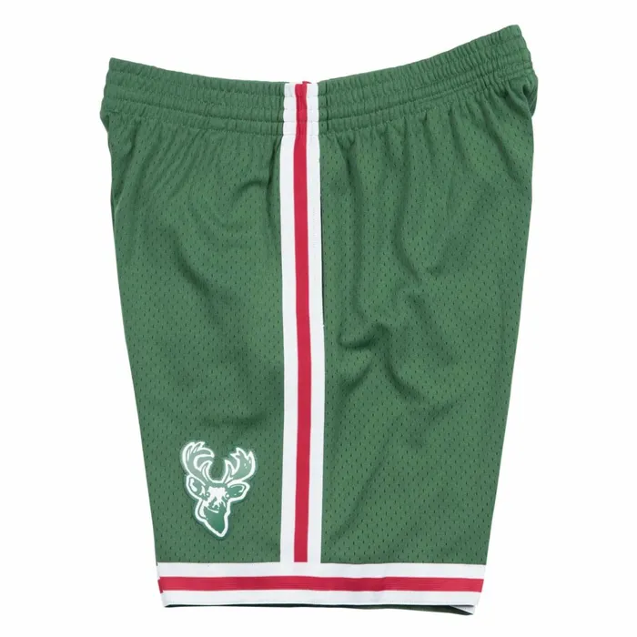 Men039s NBA Swingman Mitchell and Ness Swingman Shorts Milwaukee Bucks Road 197172 Men039s NBA Swingman Mitchell and Ness Swingman Shorts Milwaukee Bucks Road 197172