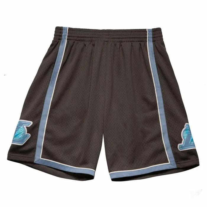 Men039s NBA Swingman Mitchell and Ness Tie Dye Swingman Los Angeles Lakers 200910 Shorts
