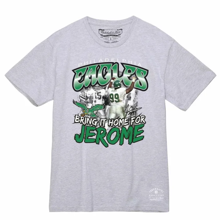 Men039s NFL Mitchell and Ness Bring It Home Tee Philadelphia Eagles Jerome Brown Men039s NFL Mitchell and Ness Bring It Home Tee Philadelphia Eagles Jerome Brown