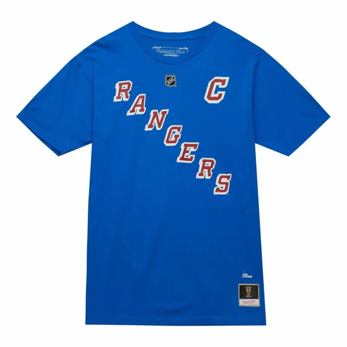 Men039s NHL Mitchell and Ness Name and Number Tee New York Rangers Mark Messier Men039s NHL Mitchell and Ness Name and Number Tee New York Rangers Mark Messier
