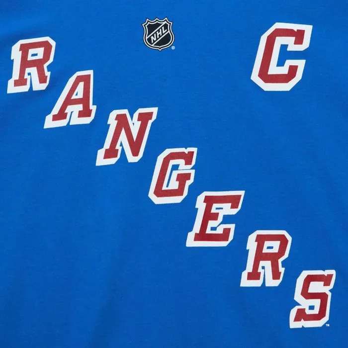 Men039s NHL Mitchell and Ness Name and Number Tee New York Rangers Mark Messier