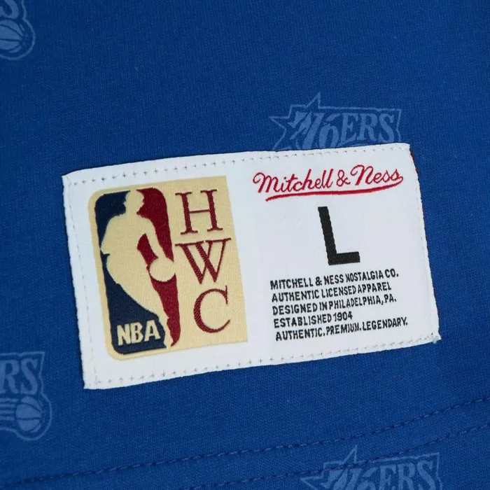 Men039s TShirts and Tops Mitchell and Ness AOP SS Top Philadelphia 76ers Men039s TShirts and Tops Mitchell and Ness AOP SS Top Philadelphia 76ers
