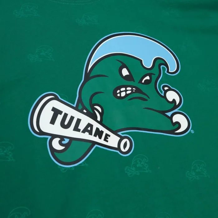 Men039s TShirts and Tops Mitchell and Ness AOP SS Top Tulane University Men039s TShirts and Tops Mitchell and Ness AOP SS Top Tulane University