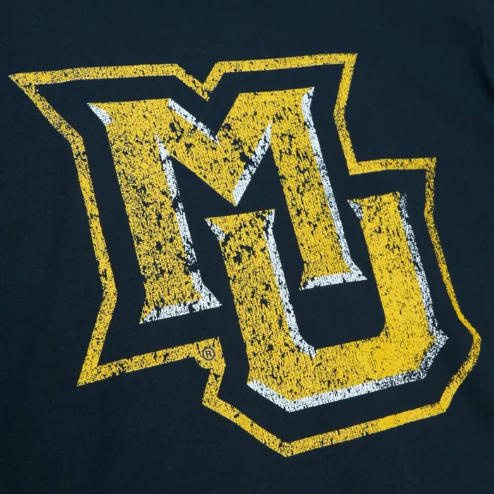 Men039s TShirts and Tops Mitchell and Ness Big Logo Tee Marquette University Men039s TShirts and Tops Mitchell and Ness Big Logo Tee Marquette University