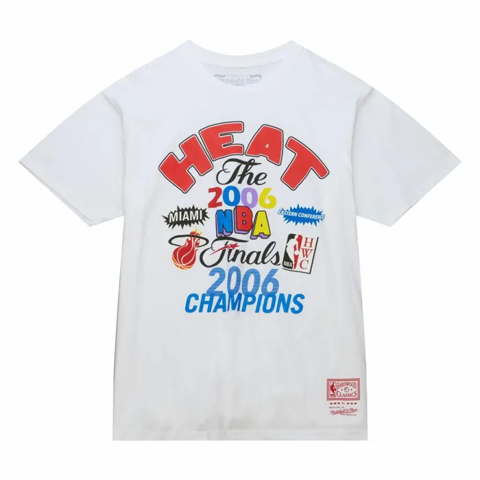Men039s TShirts and Tops Mitchell and Ness Champs Fest SS Tee HWC Miami Heat