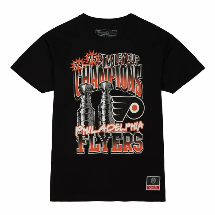 Men039s TShirts and Tops Mitchell and Ness Cup Chase Tee Philadelphia Flyers