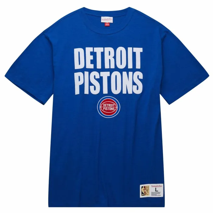 Men039s TShirts and Tops Mitchell and Ness Legendary Slub SS Tee Detroit Pistons Men039s TShirts and Tops Mitchell and Ness Legendary Slub SS Tee Detroit Pistons