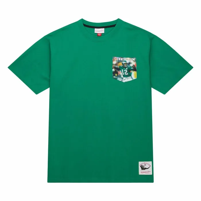 Men039s TShirts and Tops Mitchell and Ness Premium Pocket Photo Tee Philadelphia Eagles Randall Cunningham Men039s TShirts and Tops Mitchell and Ness Premium Pocket Photo Tee Philadelphia Eagles Randall Cunningham