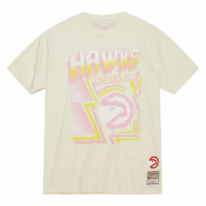 Men039s TShirts and Tops Mitchell and Ness Sidewalk Sketch SS Tee HWC Atlanta Hawks Men039s TShirts and Tops Mitchell and Ness Sidewalk Sketch SS Tee HWC Atlanta Hawks