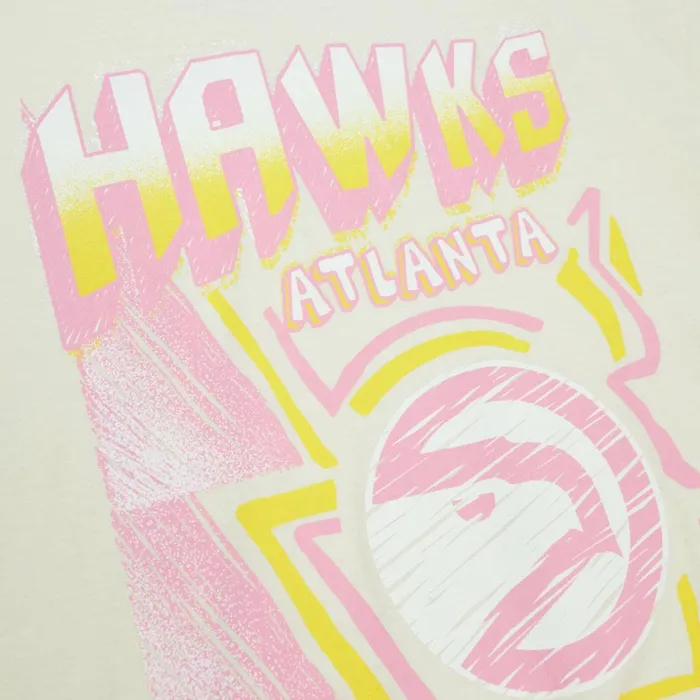 Men039s TShirts and Tops Mitchell and Ness Sidewalk Sketch SS Tee HWC Atlanta Hawks Men039s TShirts and Tops Mitchell and Ness Sidewalk Sketch SS Tee HWC Atlanta Hawks