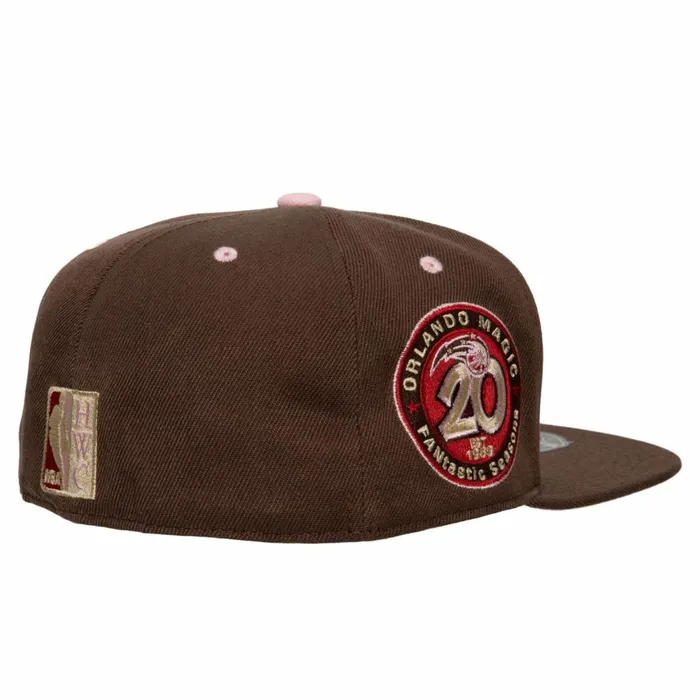 Men039sWomen039s Fitted 163 Styles Mitchell and Ness Brown Sugar Bacon Fitted Hat HWC Orlando Magic Men039sWomen039s Fitted 163 Styles Mitchell and Ness Brown Sugar Bacon Fitted Hat HWC Orlando Magic