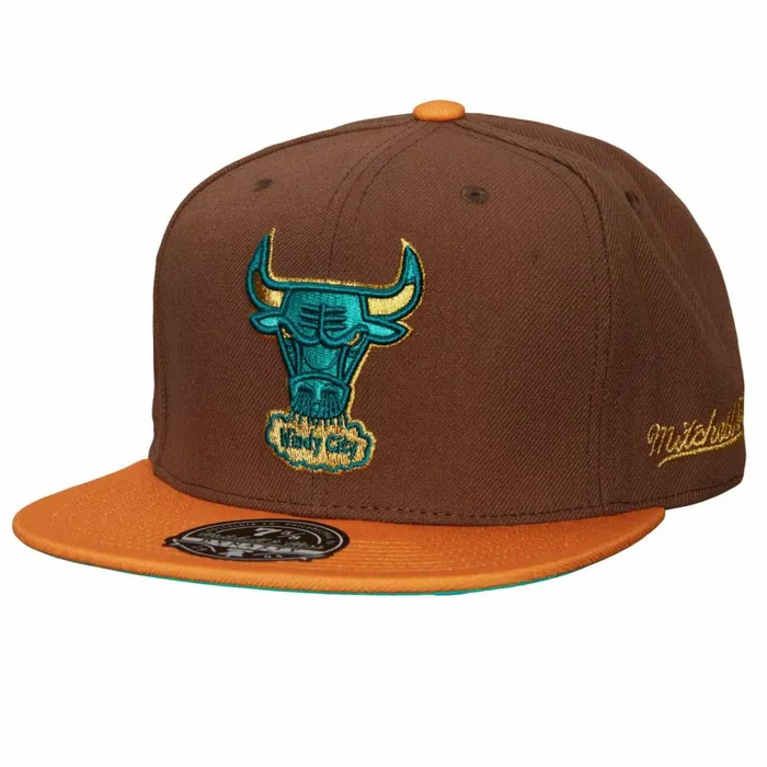 Men039sWomen039s Fitted 163 Styles Mitchell and Ness Copper Top Fitted HWC Chicago Bulls Men039sWomen039s Fitted 163 Styles Mitchell and Ness Copper Top Fitted HWC Chicago Bulls