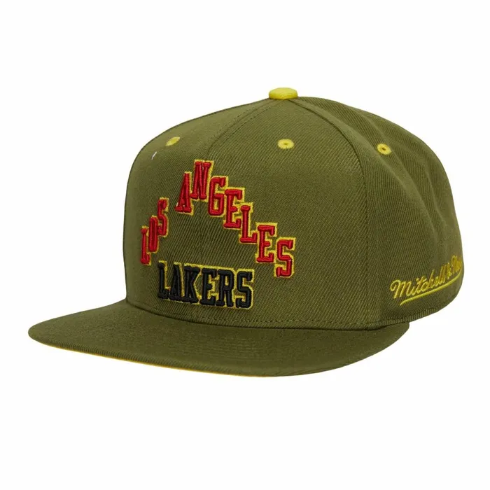 Men039sWomen039s Fitted 163 Styles Mitchell and Ness Dusty Olive Fitted HWC Los Angeles Lakers Men039sWomen039s Fitted 163 Styles Mitchell and Ness Dusty Olive Fitted HWC Los Angeles Lakers