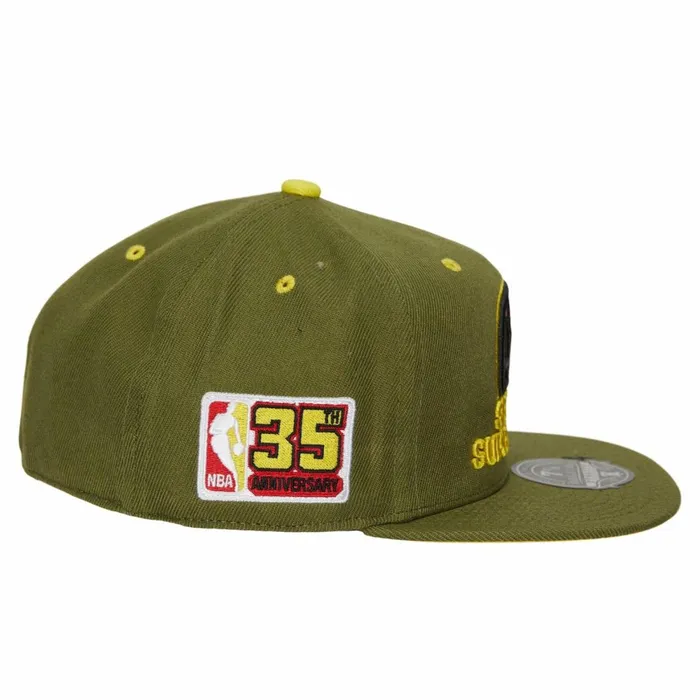Men039sWomen039s Fitted 163 Styles Mitchell and Ness Dusty Olive Fitted HWC Seattle Supersonics Men039sWomen039s Fitted 163 Styles Mitchell and Ness Dusty Olive Fitted HWC Seattle Supersonics