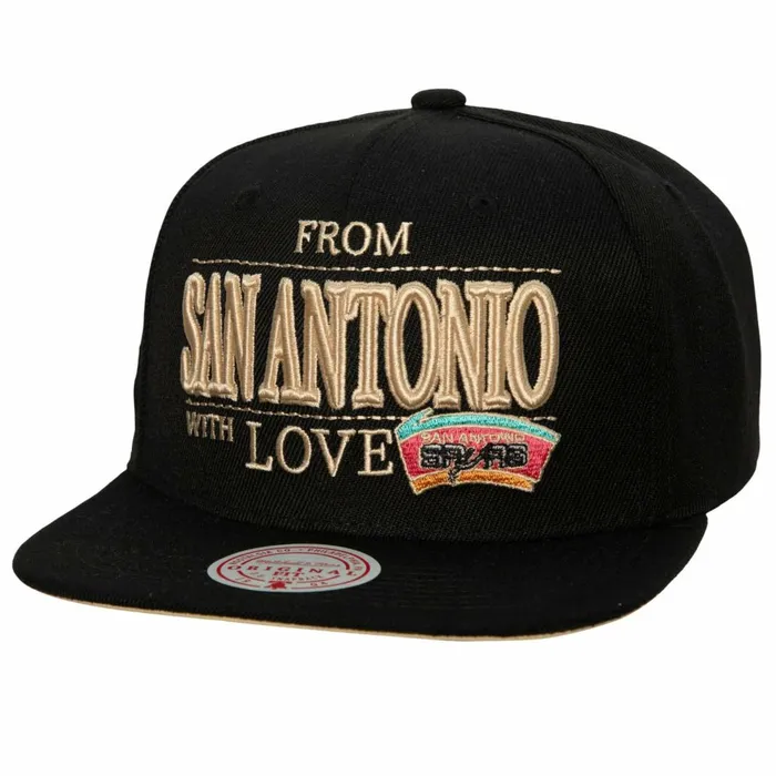 Men039sWomen039s Snapback 1921 Styles Mitchell and Ness With Love Snapback HWC San Antonio Spurs Men039sWomen039s Snapback 1921 Styles Mitchell and Ness With Love Snapback HWC San Antonio Spurs
