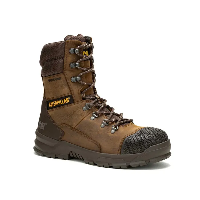 Men Accomplice X 8034 Waterproof Steel Toe Work Boot Cat Footwear Boots