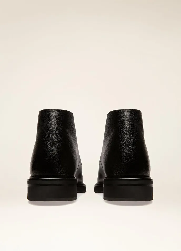 Men Bally Boots Midres 8211 Leather Boots In Black