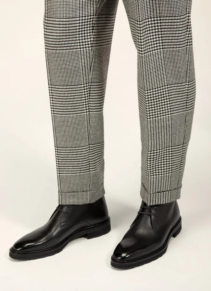Men Bally Boots Midres 8211 Leather Boots In Black