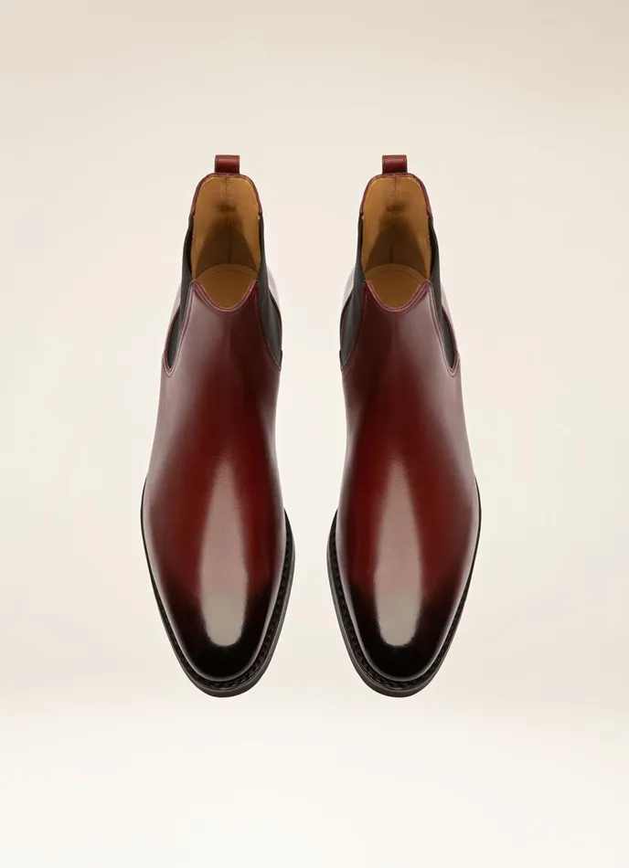 Men Bally Boots Scavone 8211 Leather Boots In Heritage Red