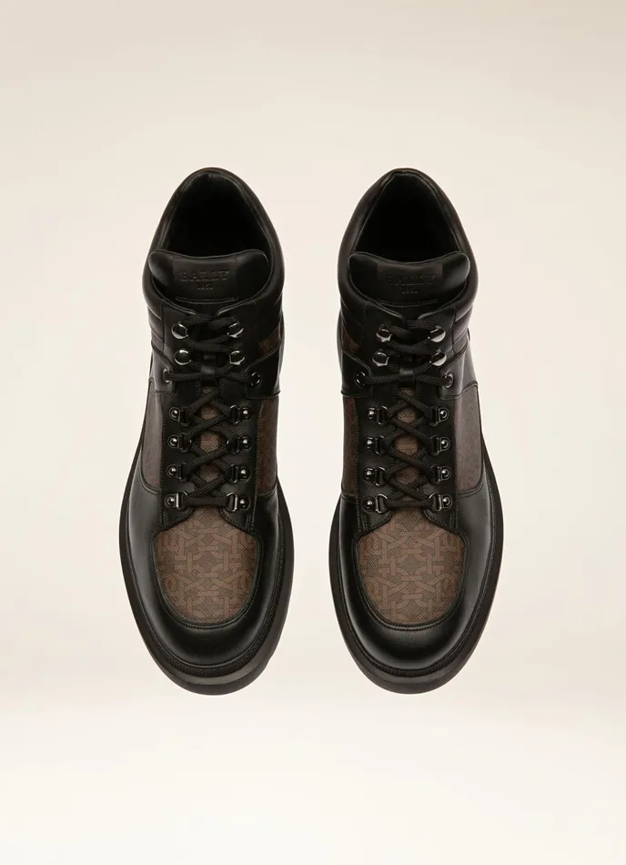 Men Bally Boots Valensy 8211 Leather Boots In Black