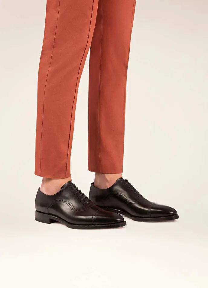 Men Bally LaceUps And Monks Scanio 8211 Leather Oxford Laceup Shoe In Black