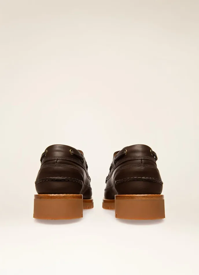 Men Bally LaceUps And Monks Tristan 8211 Leather Moccasins In Brown