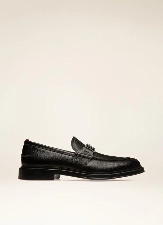 Men Bally Loafers And Moccasins Nickolas 8211 Leather Loafers In Black