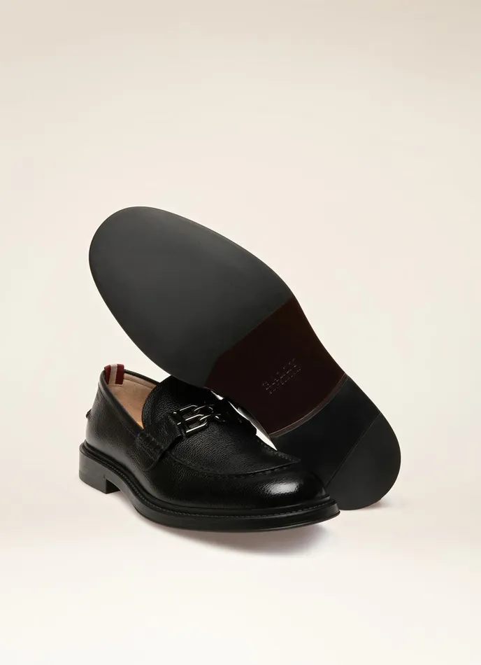 Men Bally Loafers And Moccasins Nickolas 8211 Leather Loafers In Black