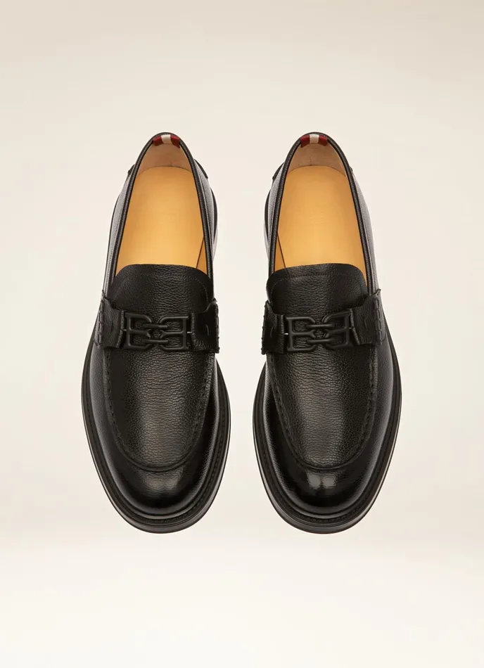 Men Bally Loafers And Moccasins Nickolas 8211 Leather Loafers In Black