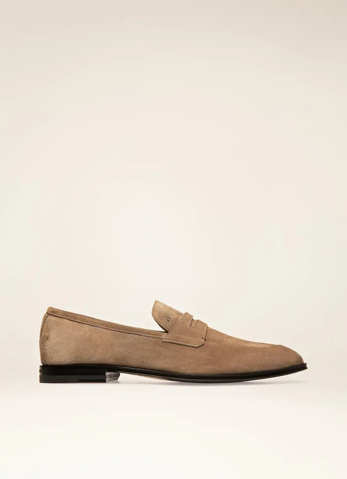 Men Bally Loafers And Moccasins Webb 8211 Leather Loafers In Taupe