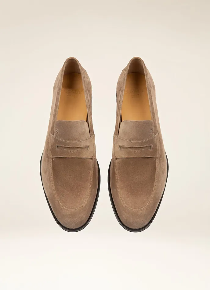 Men Bally Loafers And Moccasins Webb 8211 Leather Loafers In Taupe