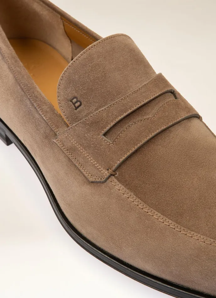 Men Bally Loafers And Moccasins Webb 8211 Leather Loafers In Taupe