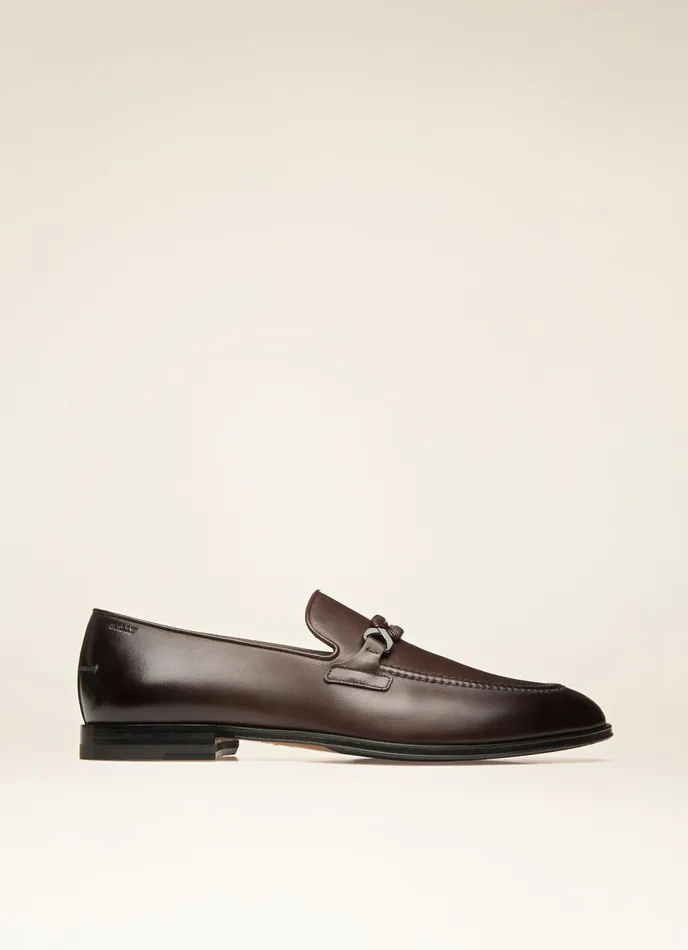 Men Bally Loafers And Moccasins Wernof 8211 Leather Loafers In Brown