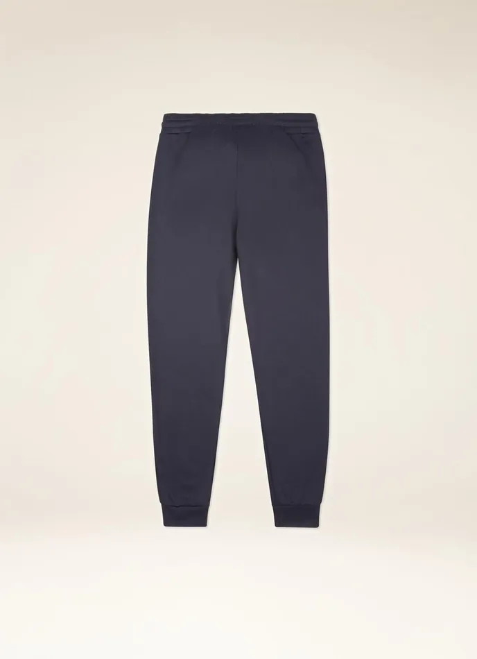 Men Bally Tracksuits Track Pants 8211 Techno Cotton Pants In Navy
